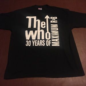 Vtg The Who 30th Anniversary Band Tee XL